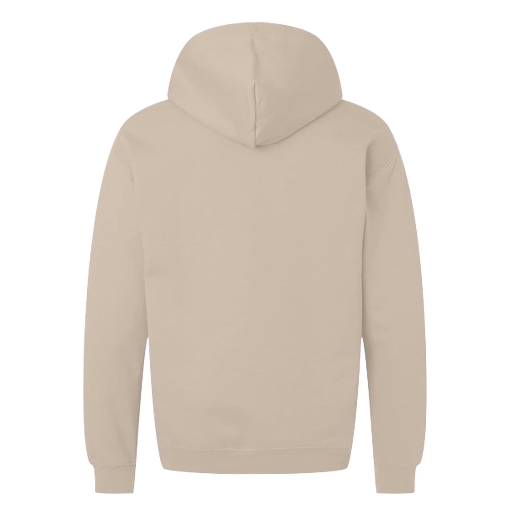 Sand - Back - Gildan Unisex Adult Softstyle Fleece Midweight Full Zip Hoodie