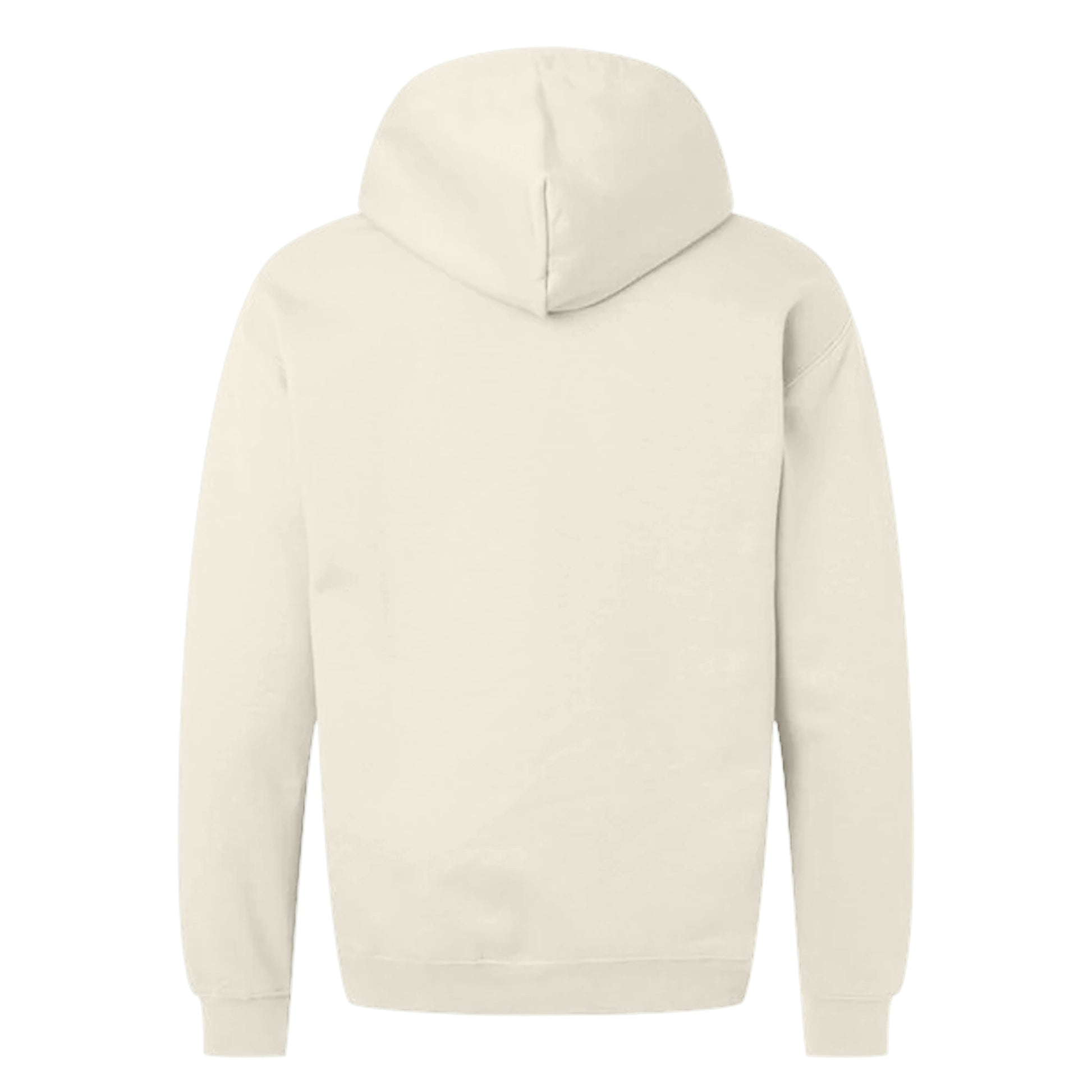 Off White - Back - Gildan Unisex Adult Softstyle Fleece Midweight Full Zip Hoodie