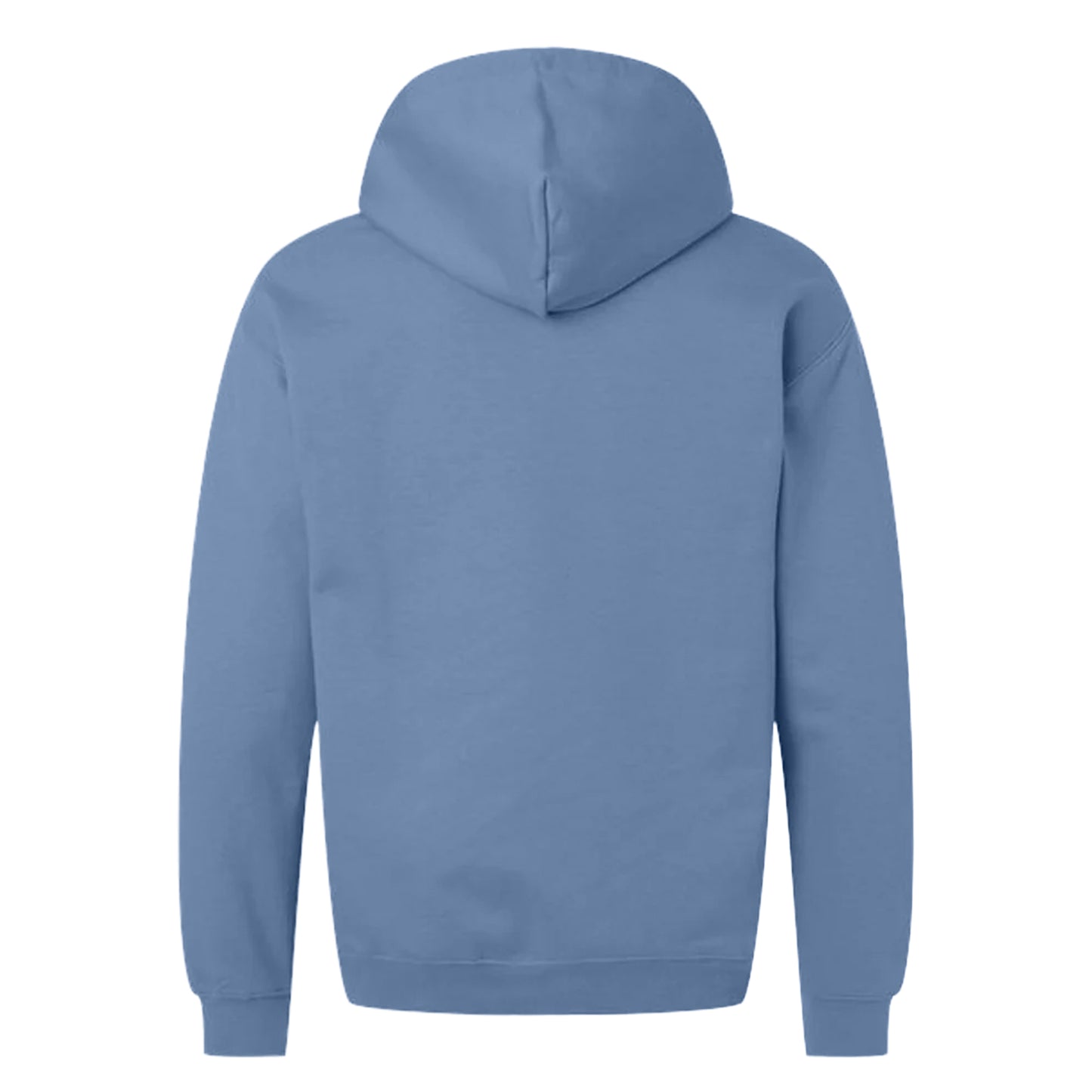 Stone Blue - Back - Gildan Unisex Adult Softstyle Fleece Midweight Full Zip Hoodie