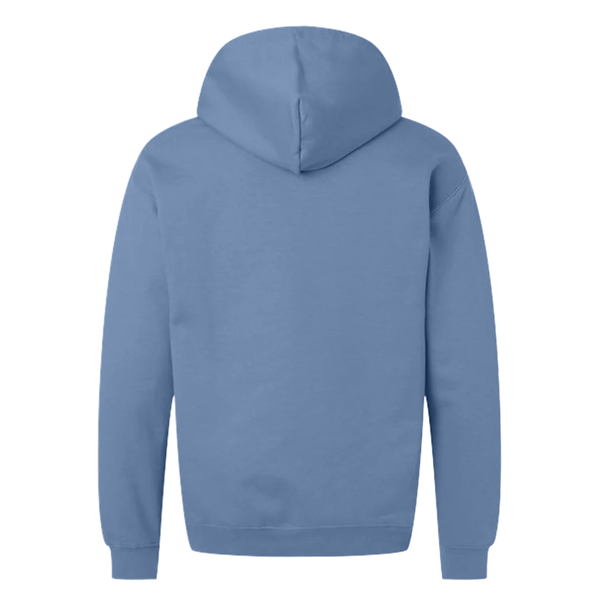 Stone Blue - Back - Gildan Unisex Adult Softstyle Fleece Midweight Full Zip Hoodie