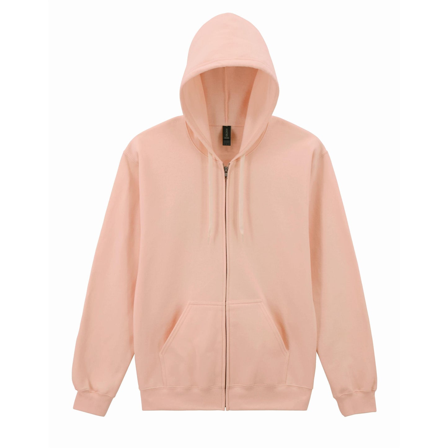 Dusty Rose - Front - Gildan Unisex Adult Softstyle Fleece Midweight Full Zip Hoodie