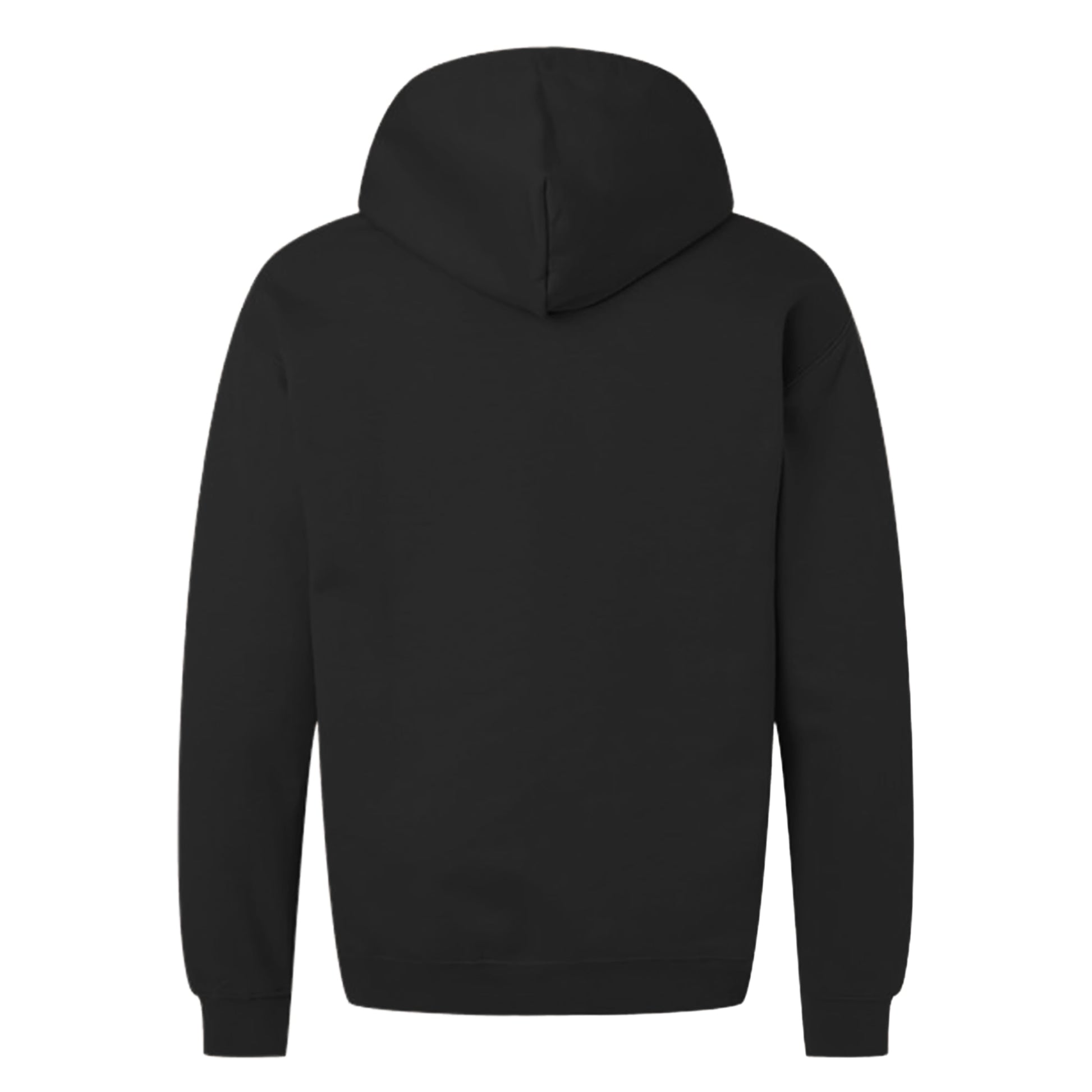 Black - Back - Gildan Unisex Adult Softstyle Fleece Midweight Full Zip Hoodie