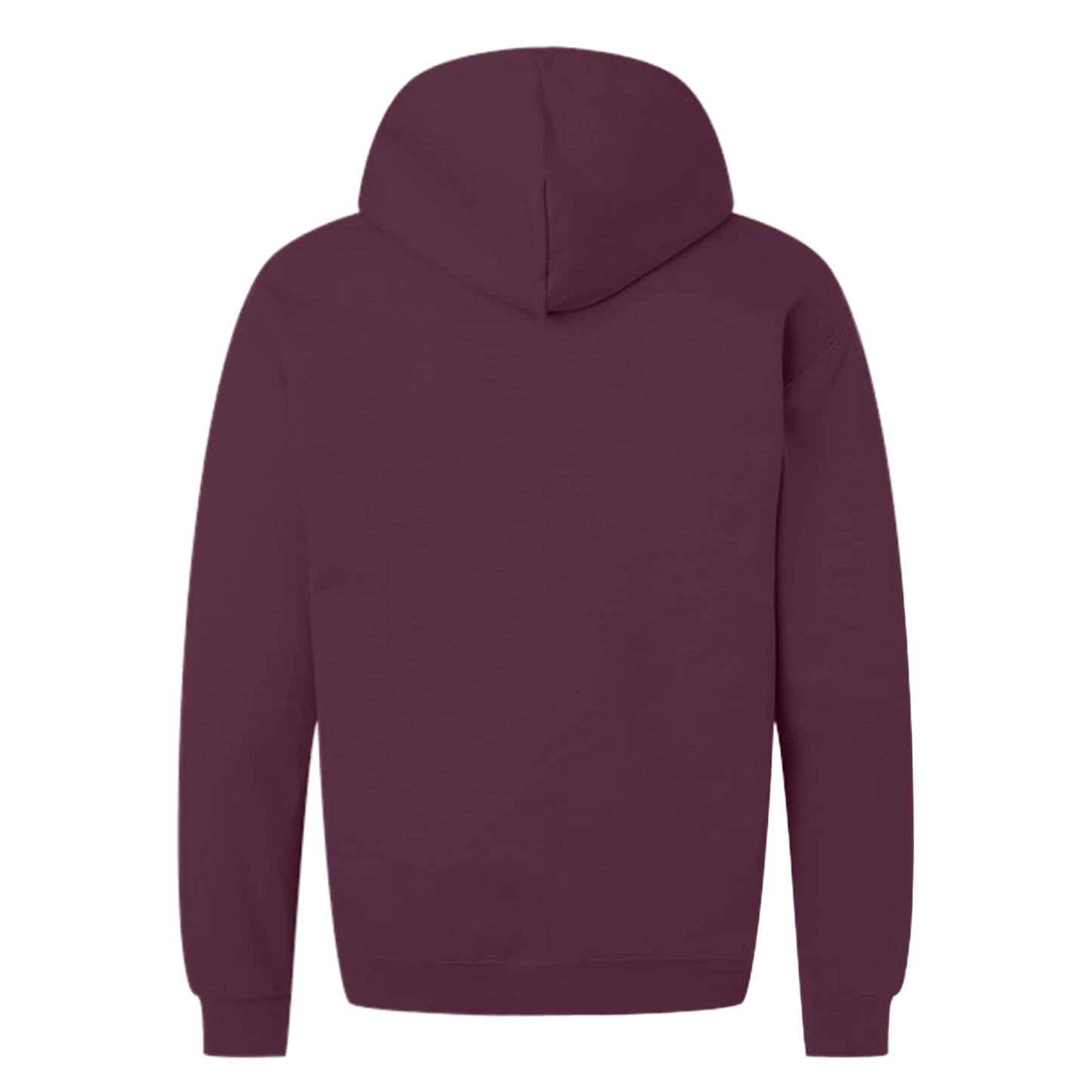 Maroon - Back - Gildan Unisex Adult Softstyle Fleece Midweight Full Zip Hoodie