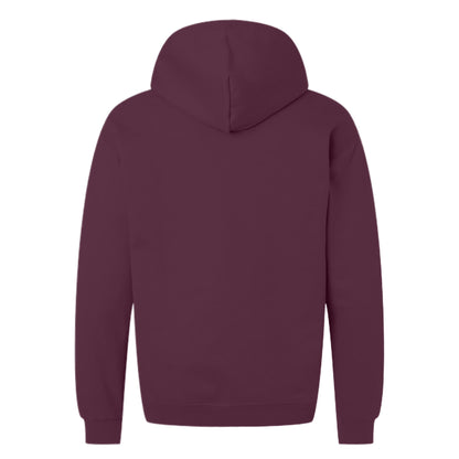 Maroon - Back - Gildan Unisex Adult Softstyle Fleece Midweight Full Zip Hoodie