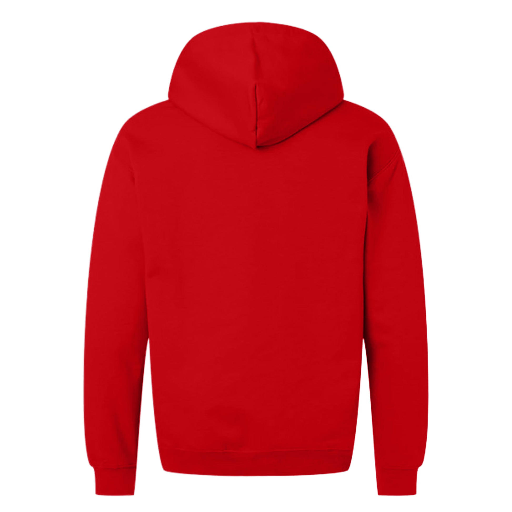 Red - Back - Gildan Unisex Adult Softstyle Fleece Midweight Full Zip Hoodie