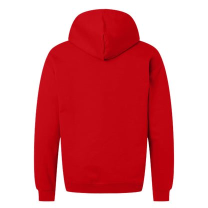 Red - Back - Gildan Unisex Adult Softstyle Fleece Midweight Full Zip Hoodie