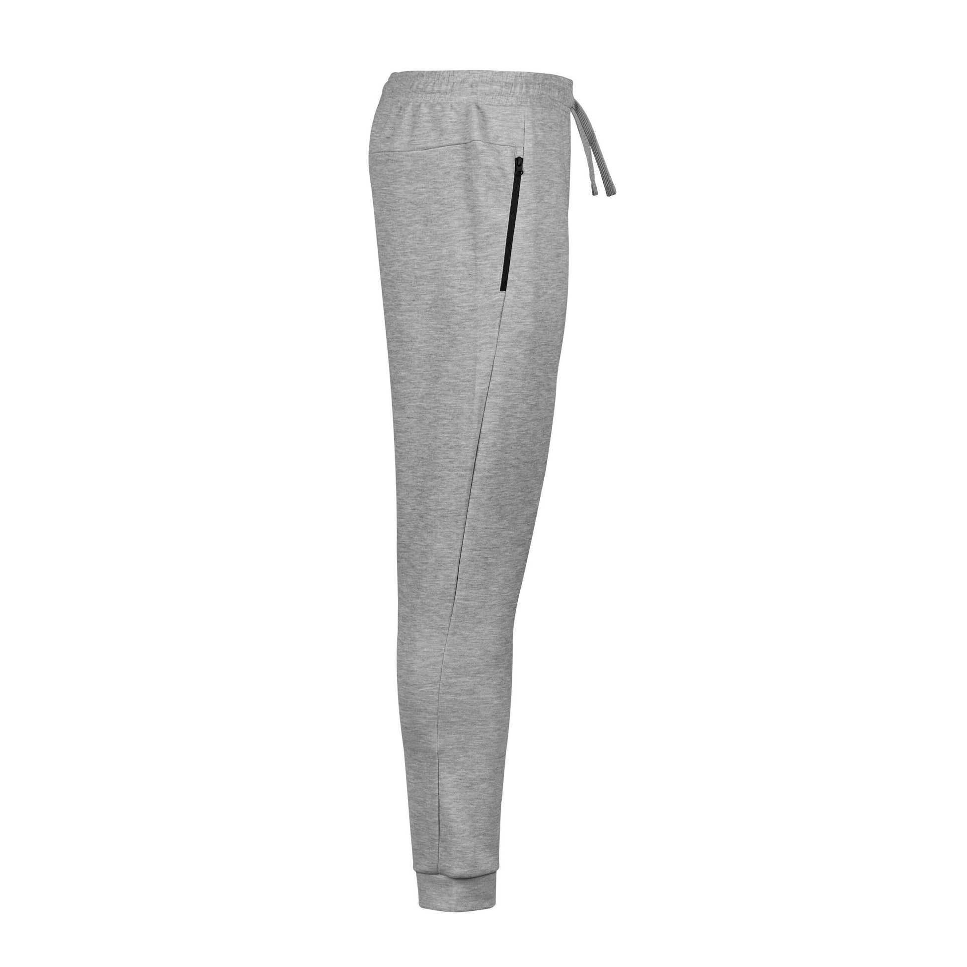 Heather Grey - Lifestyle - Tee Jays Mens Plain Athletic Jogging Bottoms