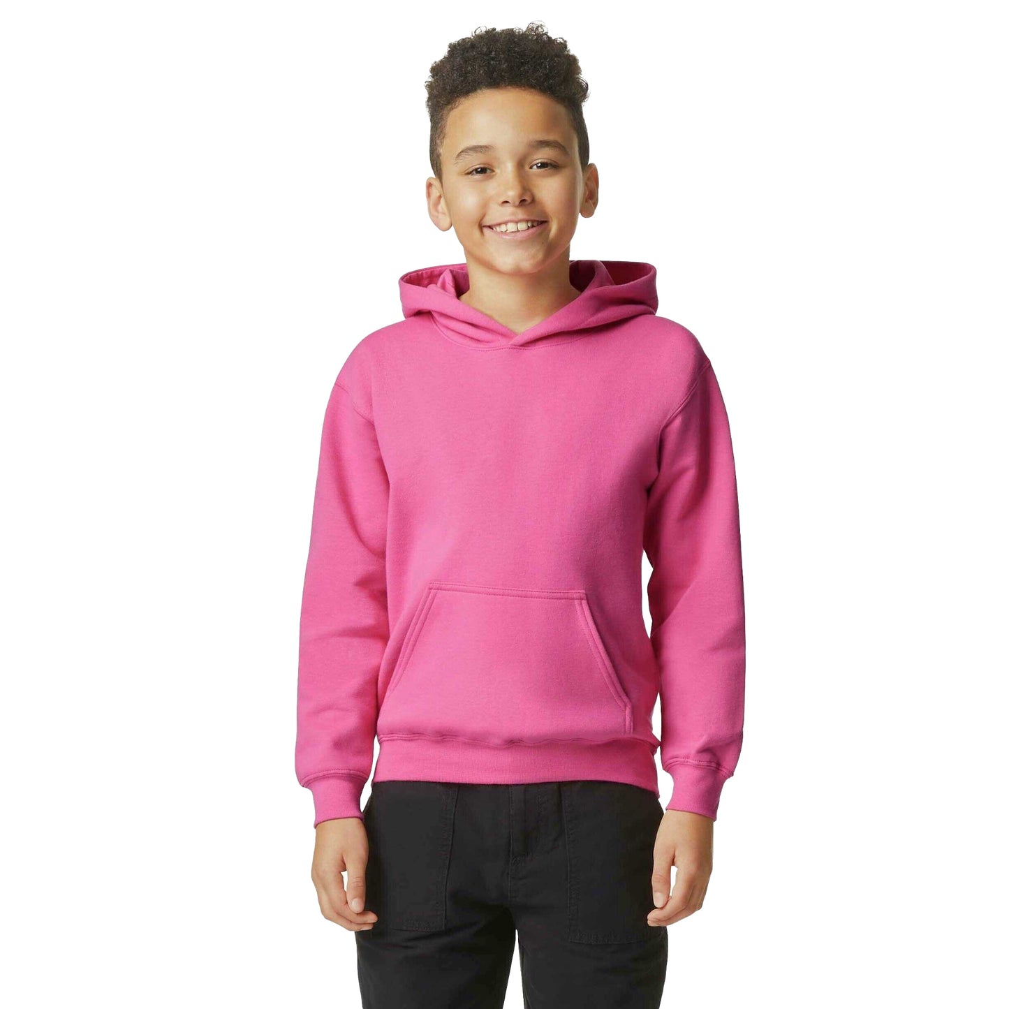 Pink Lemonade - Back - Gildan Childrens-Kids Softstyle Fleece Midweight Hoodie