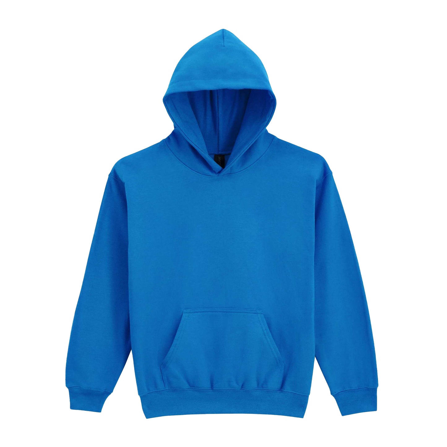 Royal Blue - Front - Gildan Childrens-Kids Softstyle Fleece Midweight Hoodie