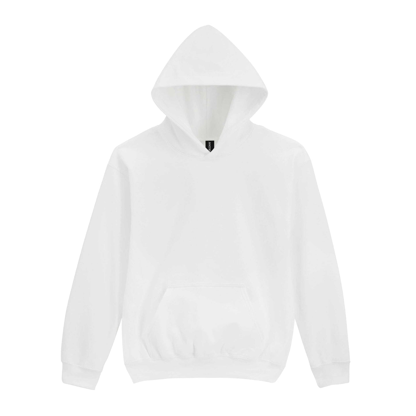 White - Front - Gildan Childrens-Kids Softstyle Fleece Midweight Hoodie
