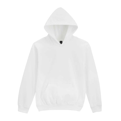 White - Front - Gildan Childrens-Kids Softstyle Fleece Midweight Hoodie