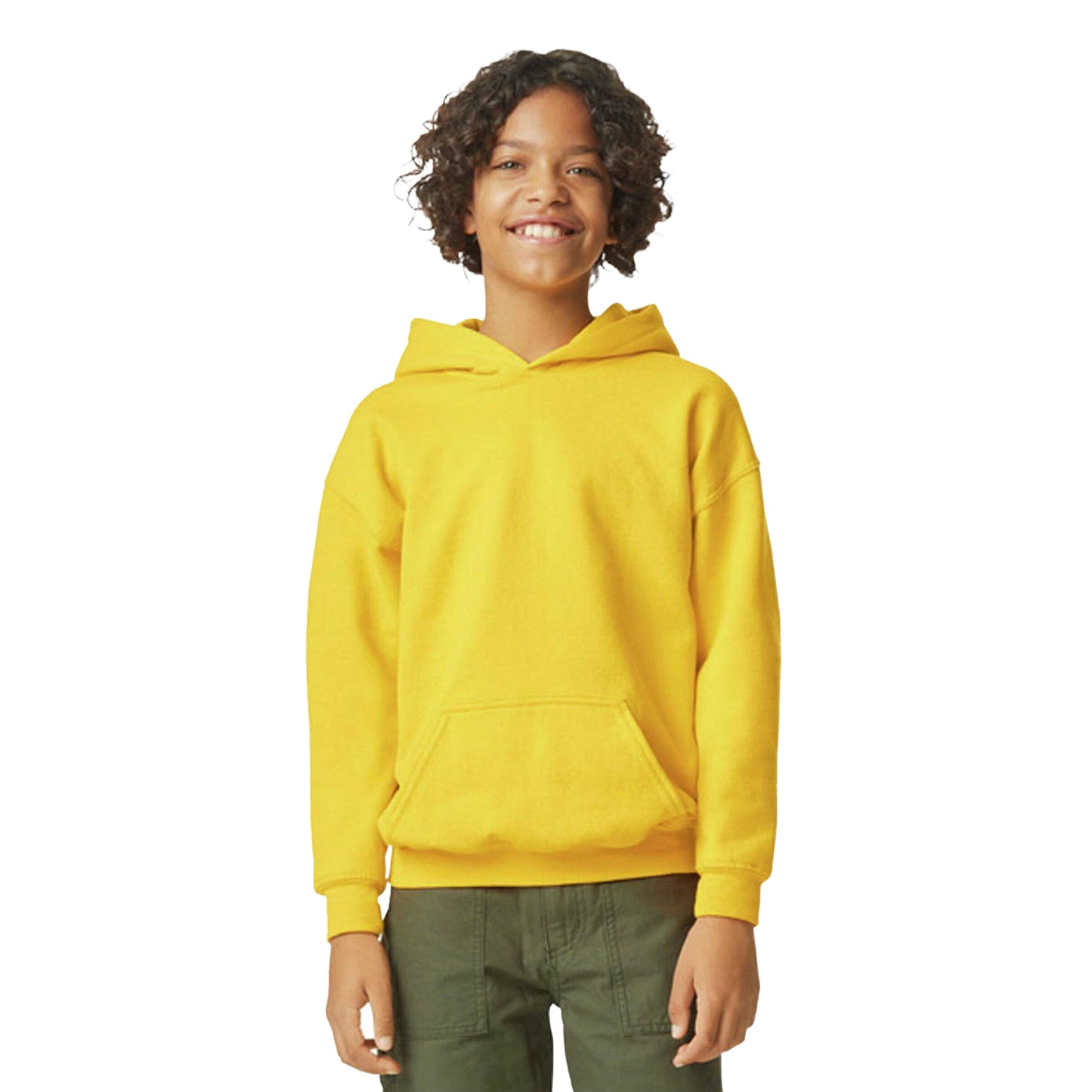 Daisy - Back - Gildan Childrens-Kids Softstyle Fleece Midweight Hoodie