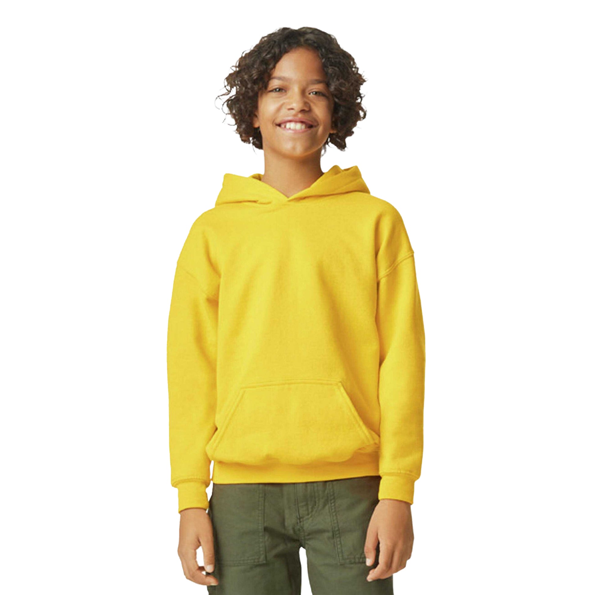 Daisy - Back - Gildan Childrens-Kids Softstyle Fleece Midweight Hoodie