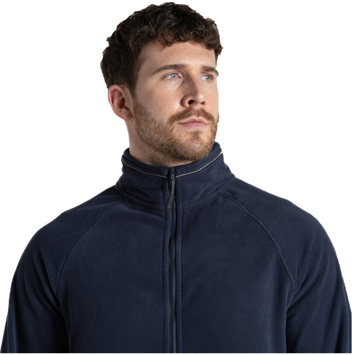 Dark Navy - Side - Craghoppers Mens Expert Corey 200 Half Zip Fleece Top