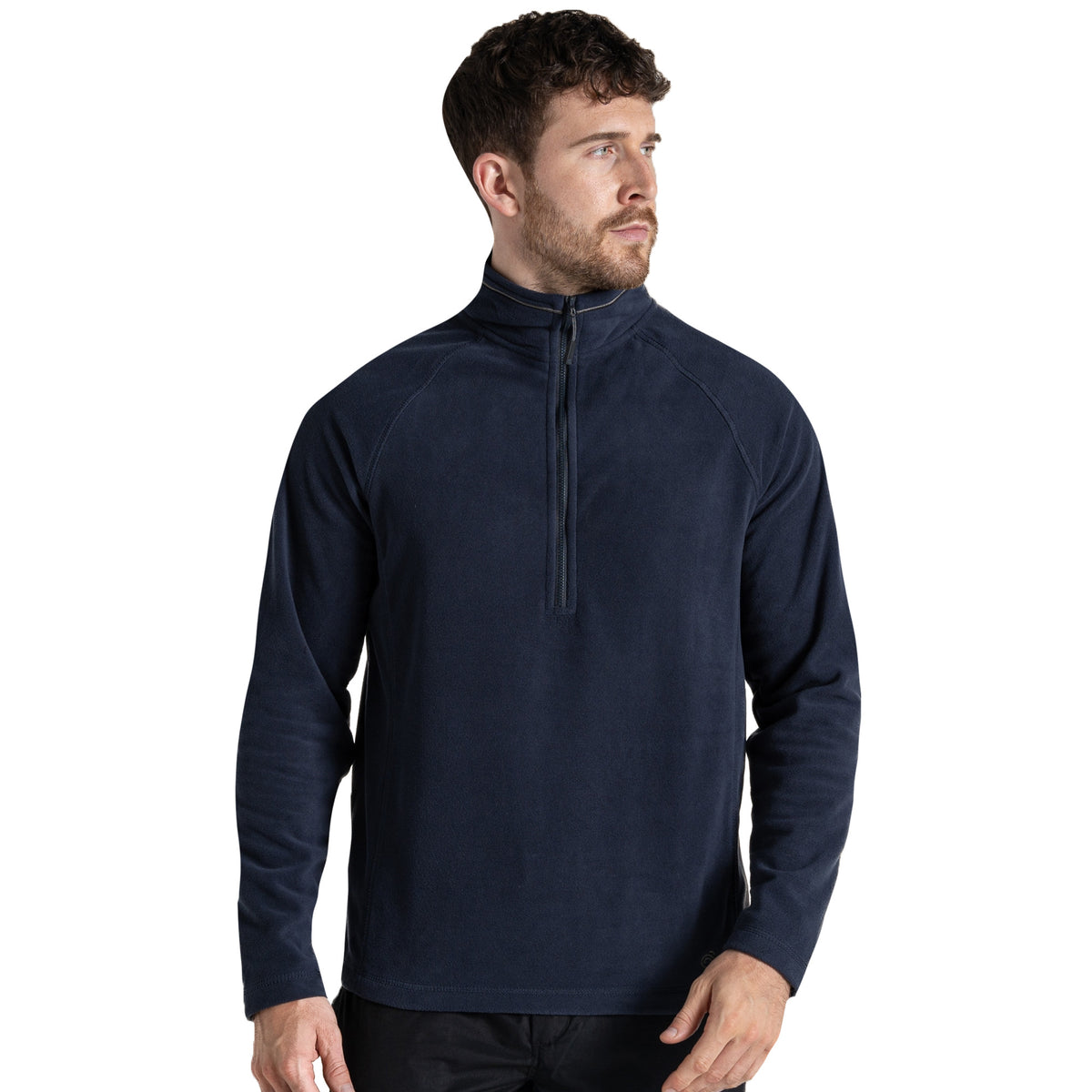 Dark Navy - Lifestyle - Craghoppers Mens Expert Corey 200 Half Zip Fleece Top