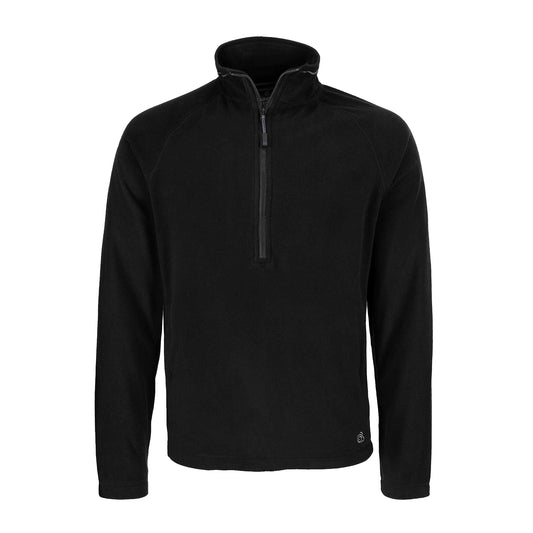 Black - Front - Craghoppers Mens Expert Corey 200 Half Zip Fleece Top