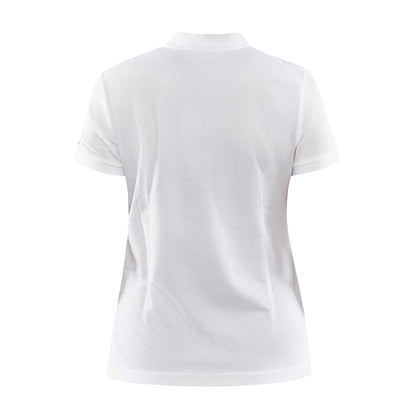 White - Back - Craft Womens-Ladies Core Unify Polo Shirt