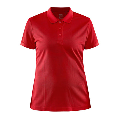Bright Red - Front - Craft Womens-Ladies Core Unify Polo Shirt