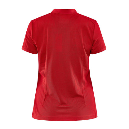 Bright Red - Back - Craft Womens-Ladies Core Unify Polo Shirt