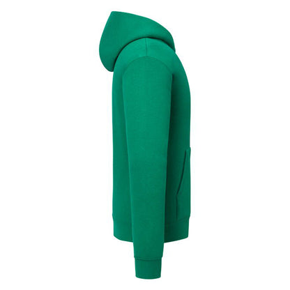 College Green - Side - Fruit of the Loom Mens Supercotton Hoodie