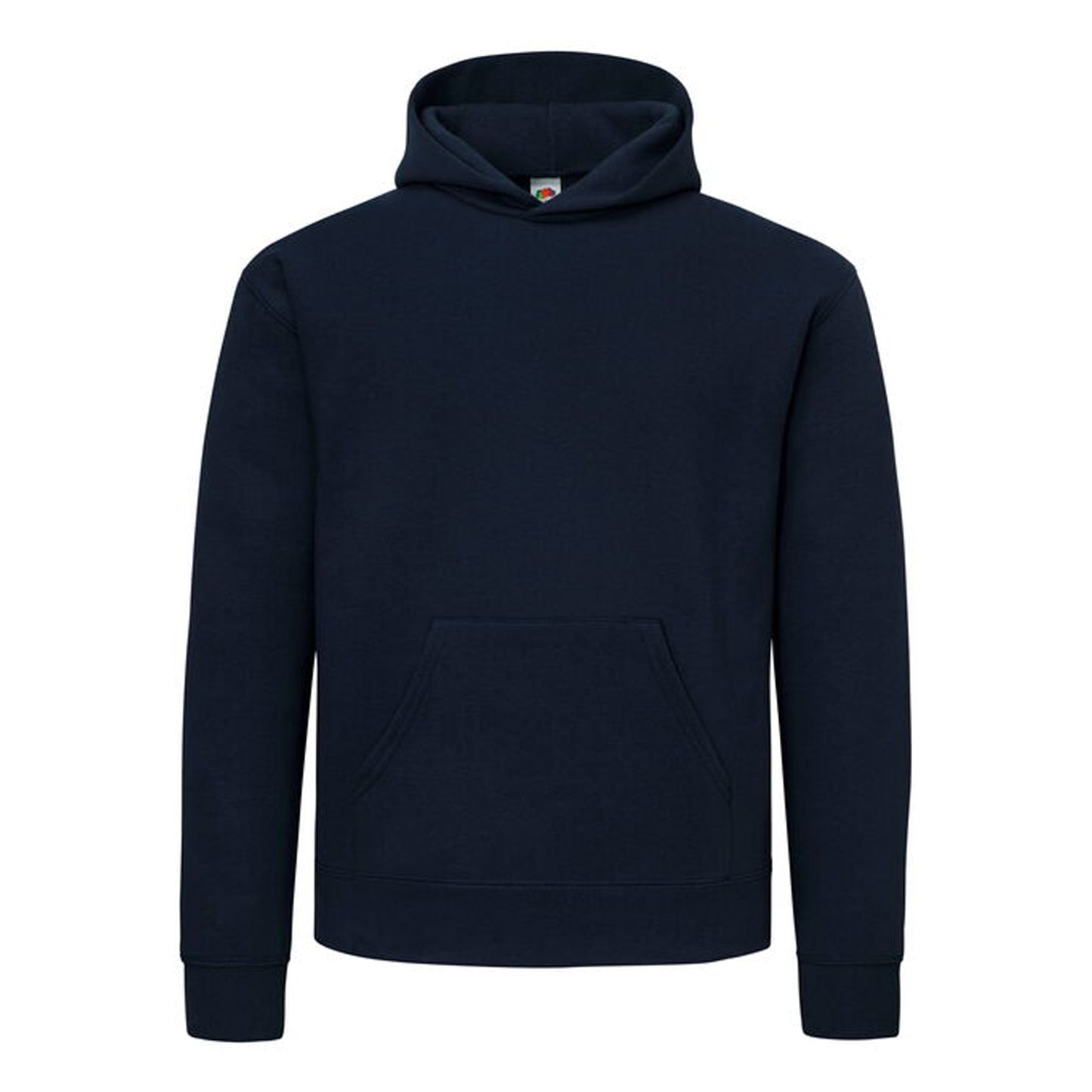 Deep Navy - Front - Fruit of the Loom Mens Supercotton Hoodie