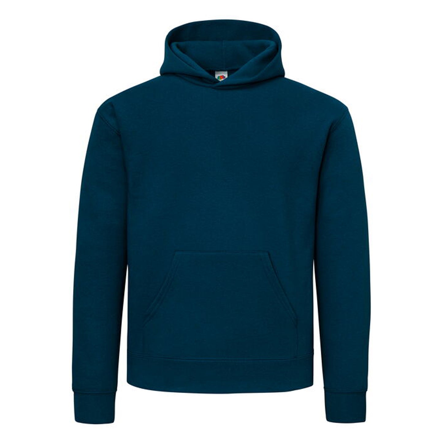Mountain Blue - Front - Fruit of the Loom Mens Supercotton Hoodie