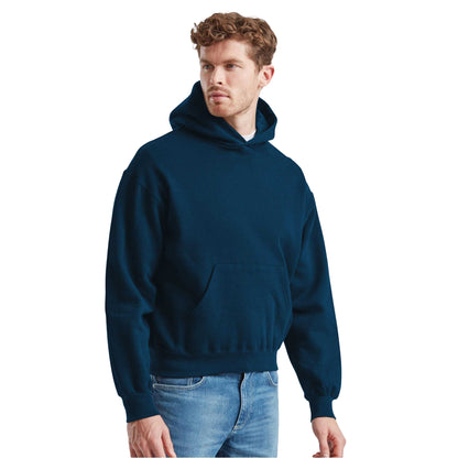 Mountain Blue - Lifestyle - Fruit of the Loom Mens Supercotton Hoodie