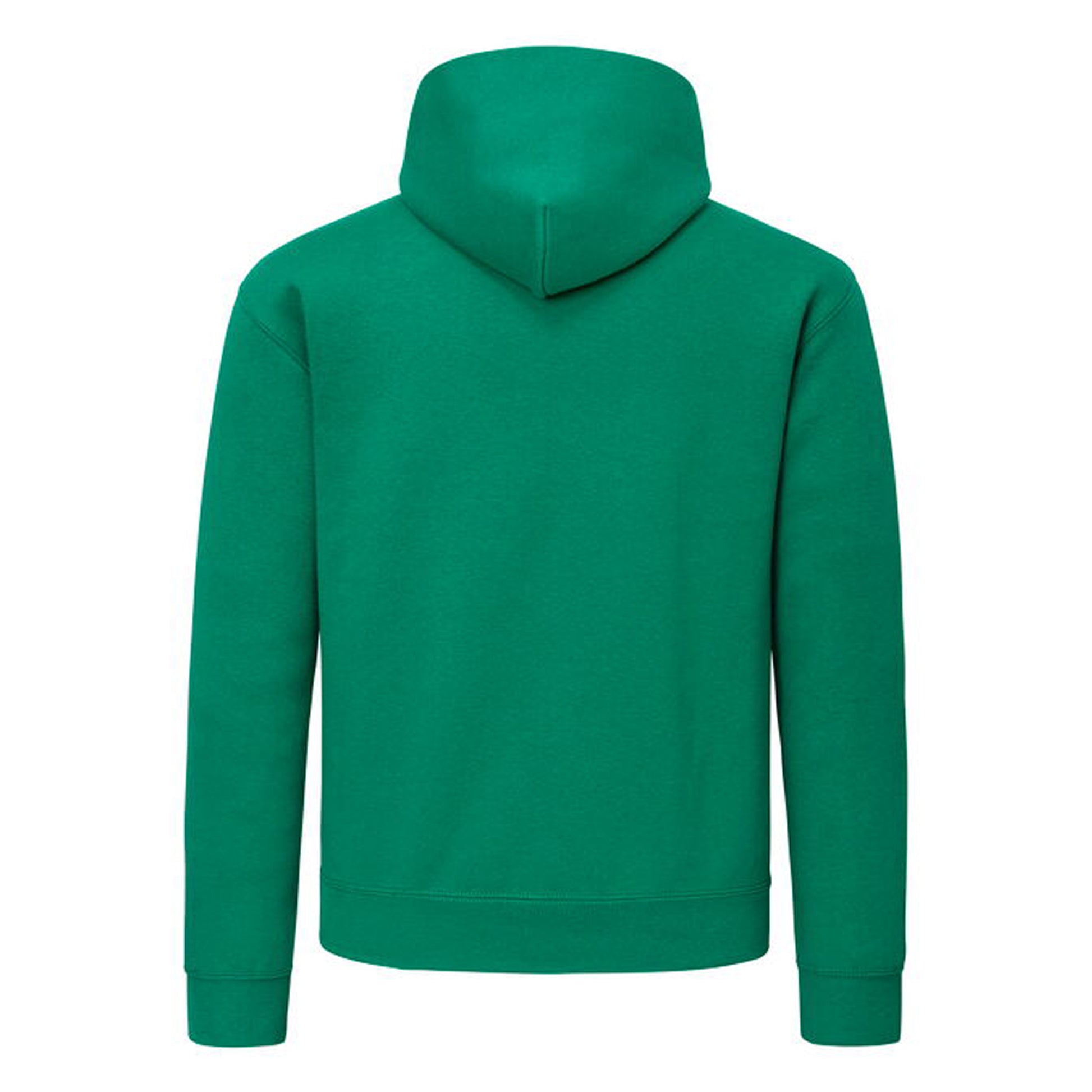 College Green - Back - Fruit of the Loom Mens Supercotton Hoodie