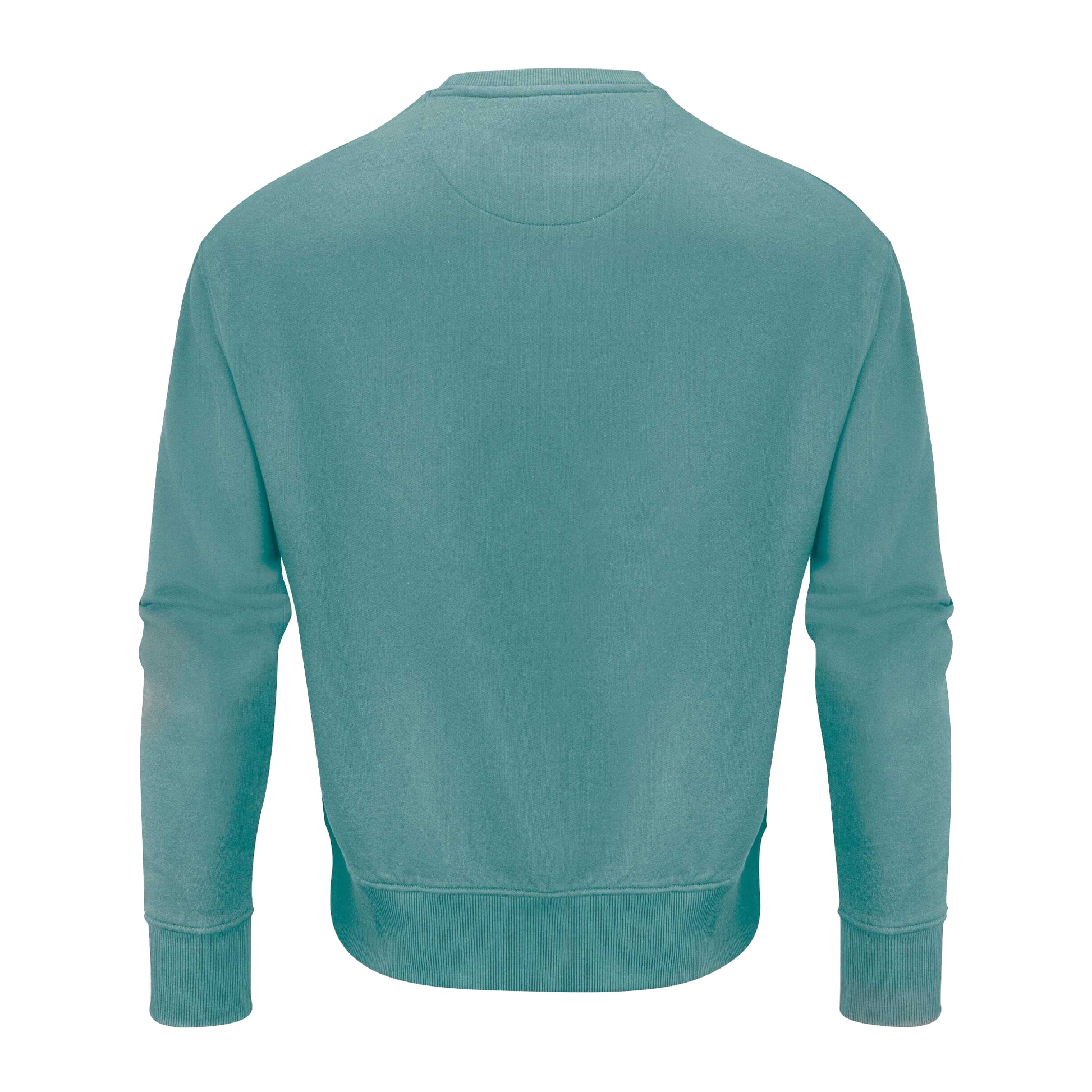 Aloe Green - Back - James Harvest Unisex Adult Hopedale Crew Neck Sweatshirt