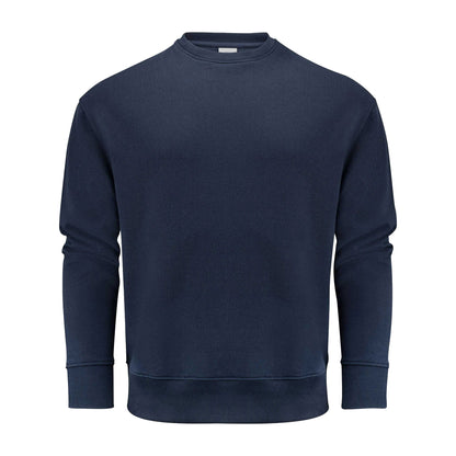 Navy - Front - James Harvest Unisex Adult Hopedale Crew Neck Sweatshirt