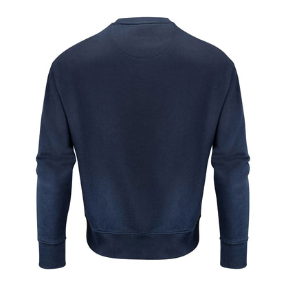 Navy - Back - James Harvest Unisex Adult Hopedale Crew Neck Sweatshirt