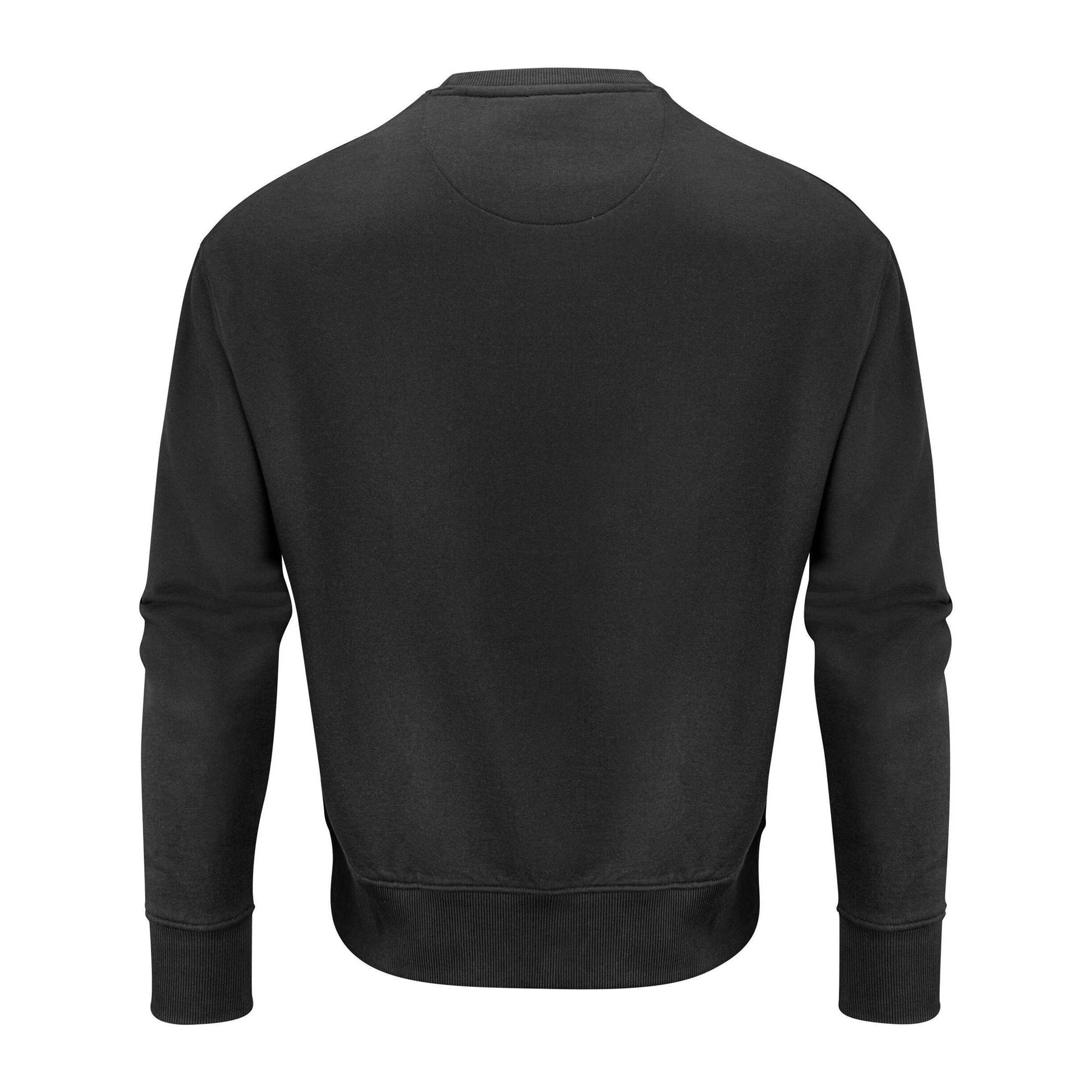 Black - Back - James Harvest Unisex Adult Hopedale Crew Neck Sweatshirt