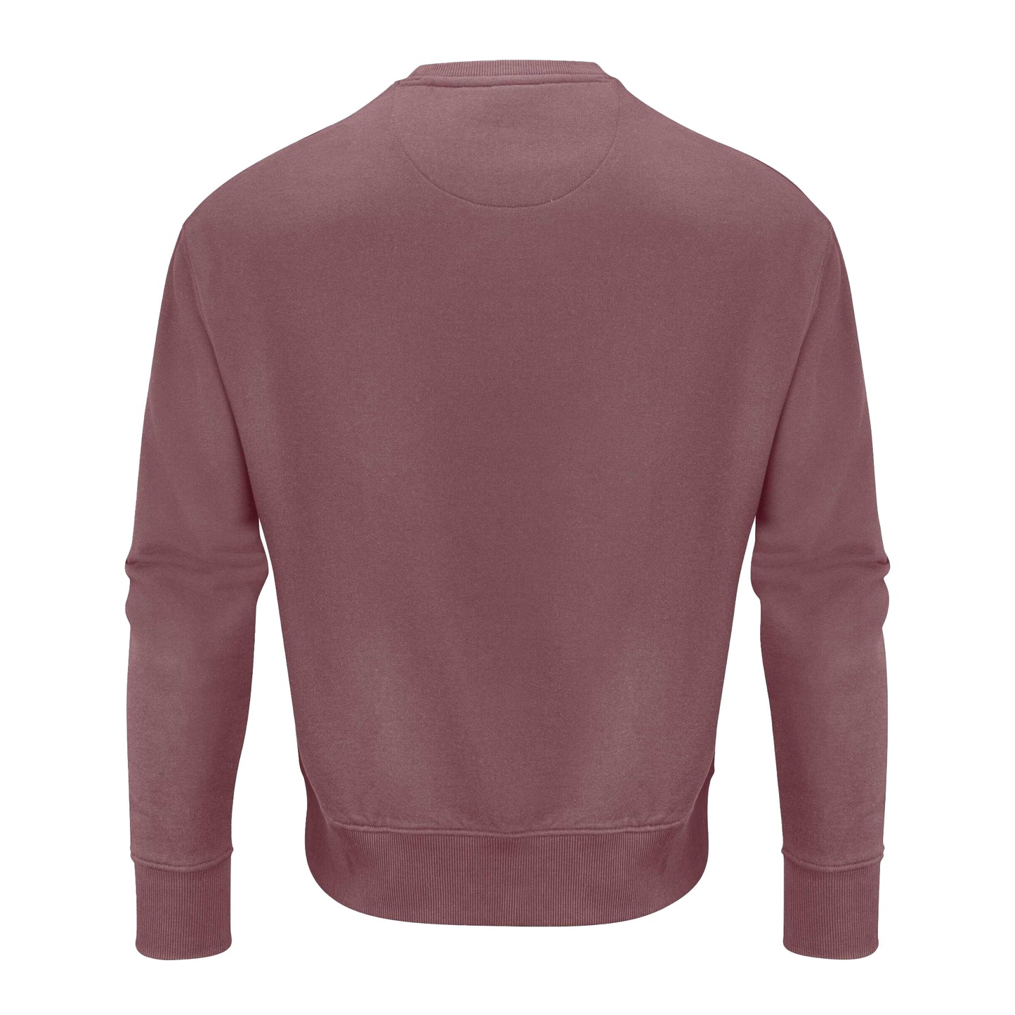 Dusty Red - Back - James Harvest Unisex Adult Hopedale Crew Neck Sweatshirt