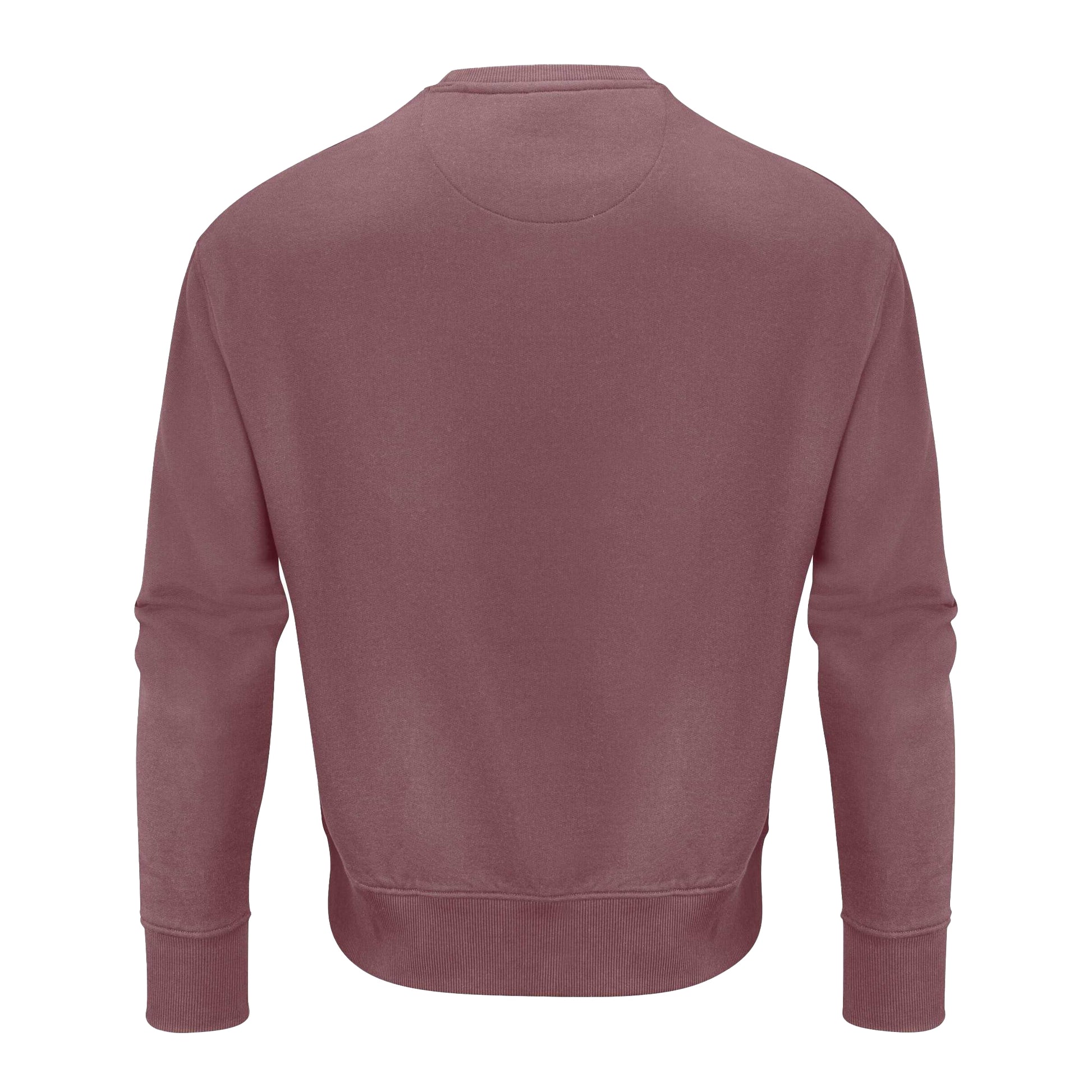 Dusty Red - Back - James Harvest Unisex Adult Hopedale Crew Neck Sweatshirt
