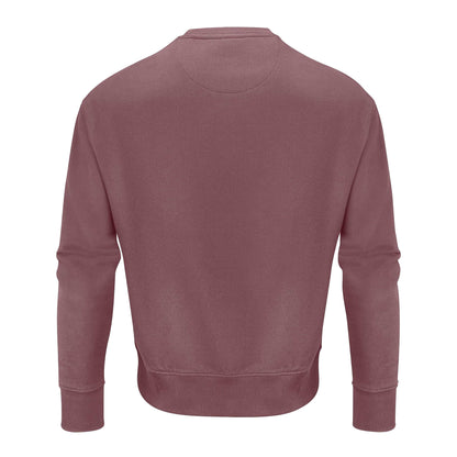 Dusty Red - Back - James Harvest Unisex Adult Hopedale Crew Neck Sweatshirt