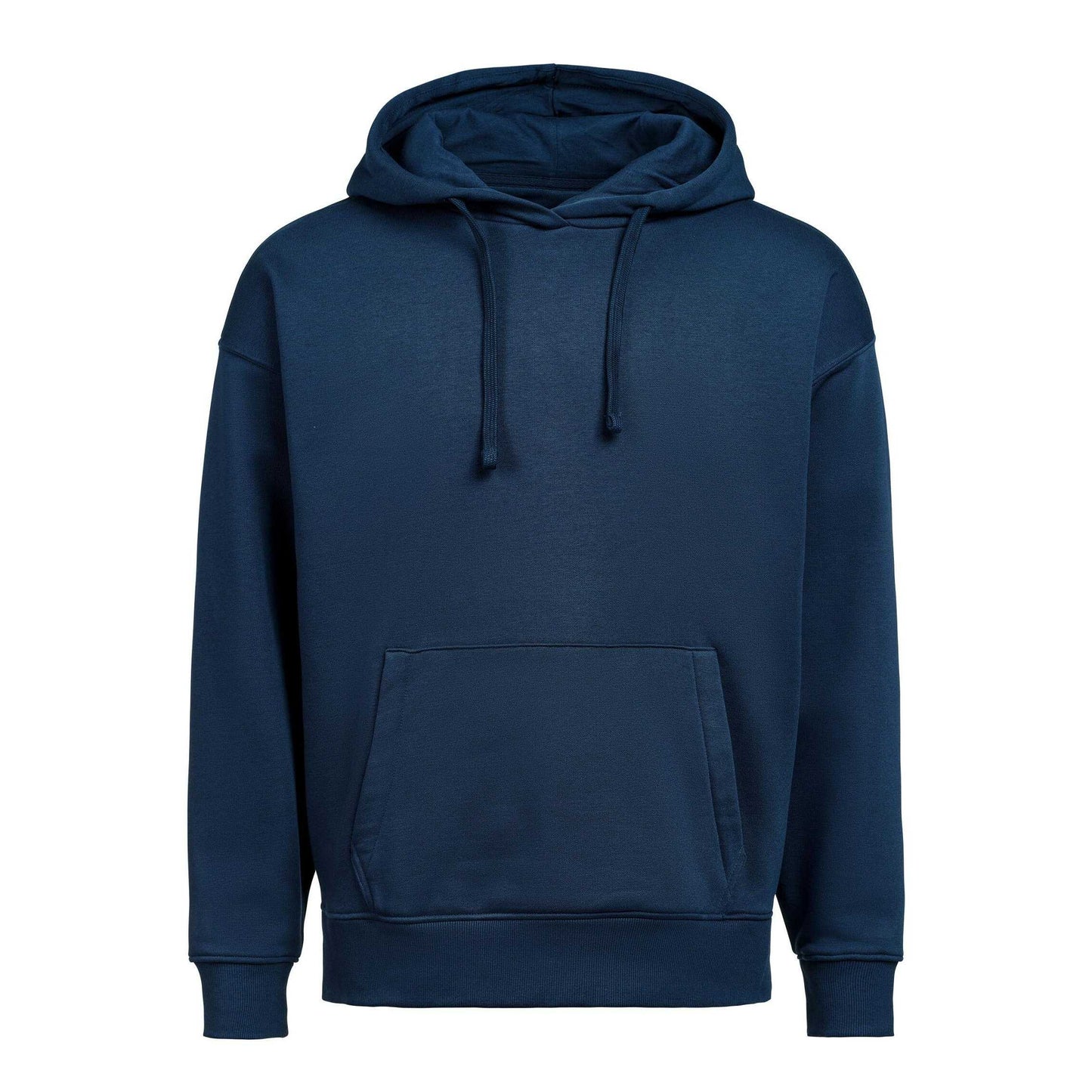 Navy - Front - Untagged Movement Unisex Adult Loose Fit Hoodie