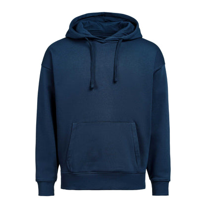 Navy - Front - Untagged Movement Unisex Adult Loose Fit Hoodie