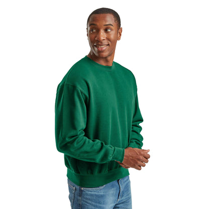 College Green - Lifestyle - Fruit of the Loom Unisex Adult Supercotton Sweatshirt