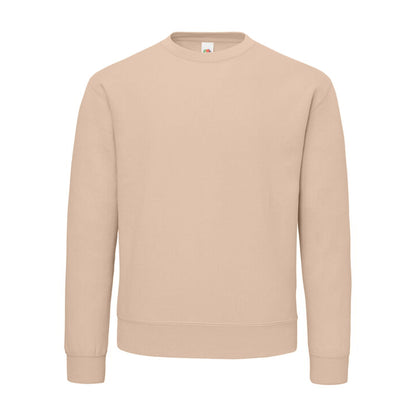 Desert Sand - Front - Fruit of the Loom Unisex Adult Supercotton Sweatshirt