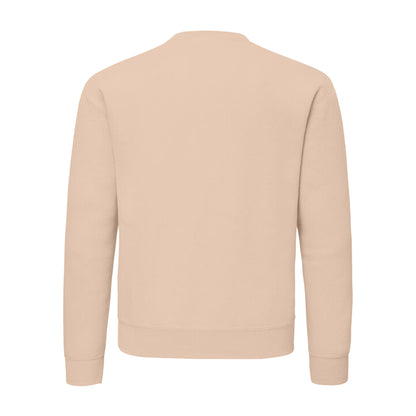 Desert Sand - Back - Fruit of the Loom Unisex Adult Supercotton Sweatshirt