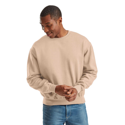 Desert Sand - Lifestyle - Fruit of the Loom Unisex Adult Supercotton Sweatshirt