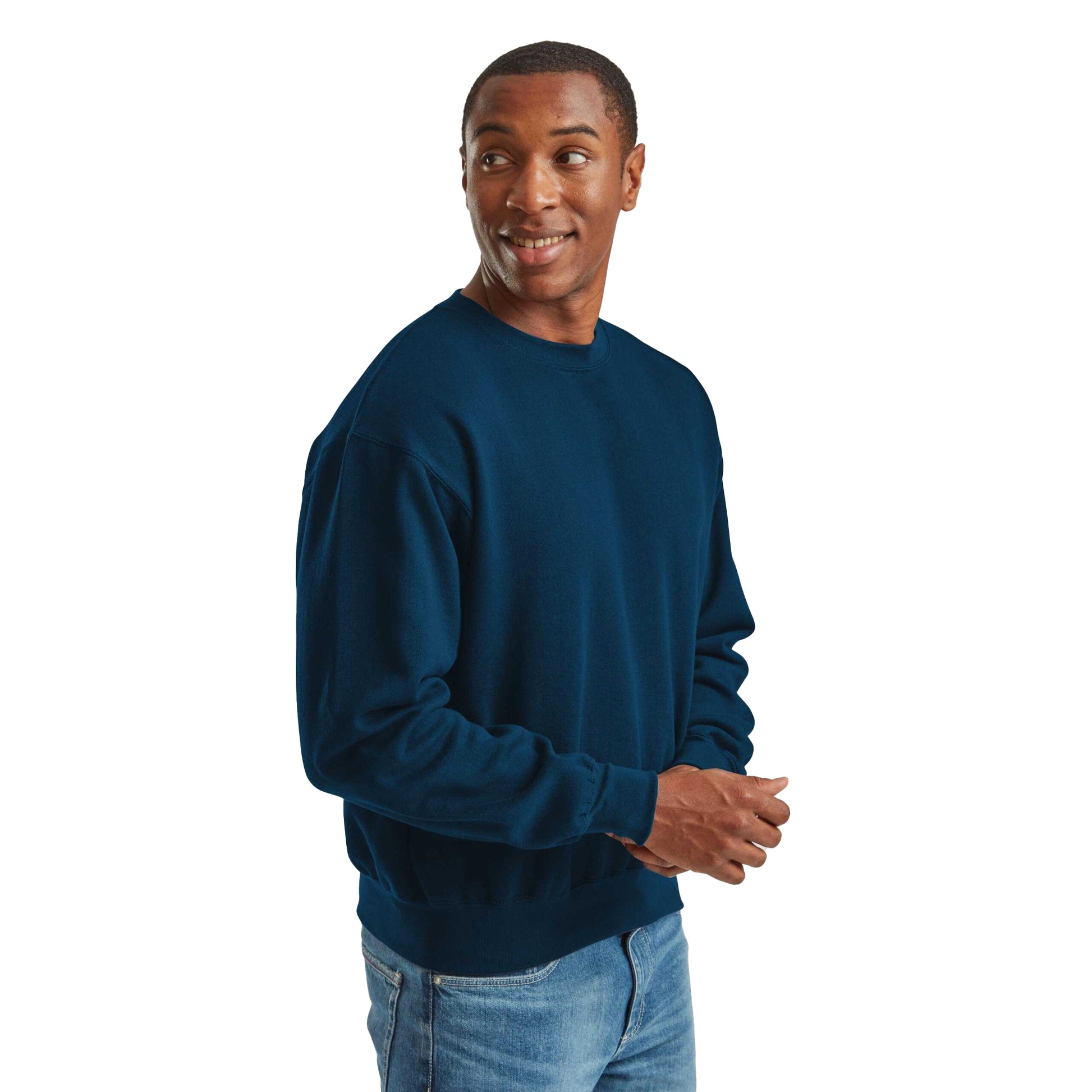 Mountain Blue - Lifestyle - Fruit of the Loom Unisex Adult Supercotton Sweatshirt