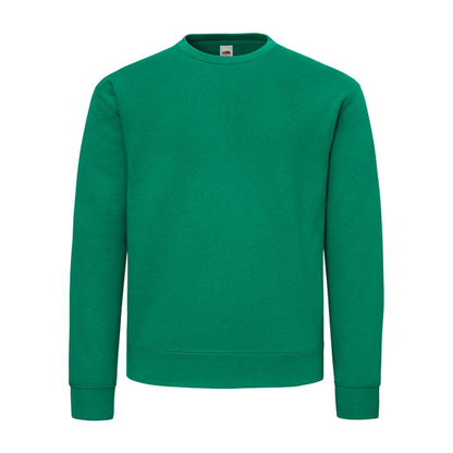 College Green - Front - Fruit of the Loom Unisex Adult Supercotton Sweatshirt