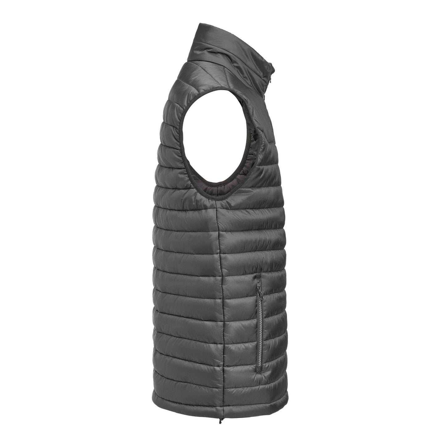 Steel Grey - Side - James Harvest Mens Meadows Gilet