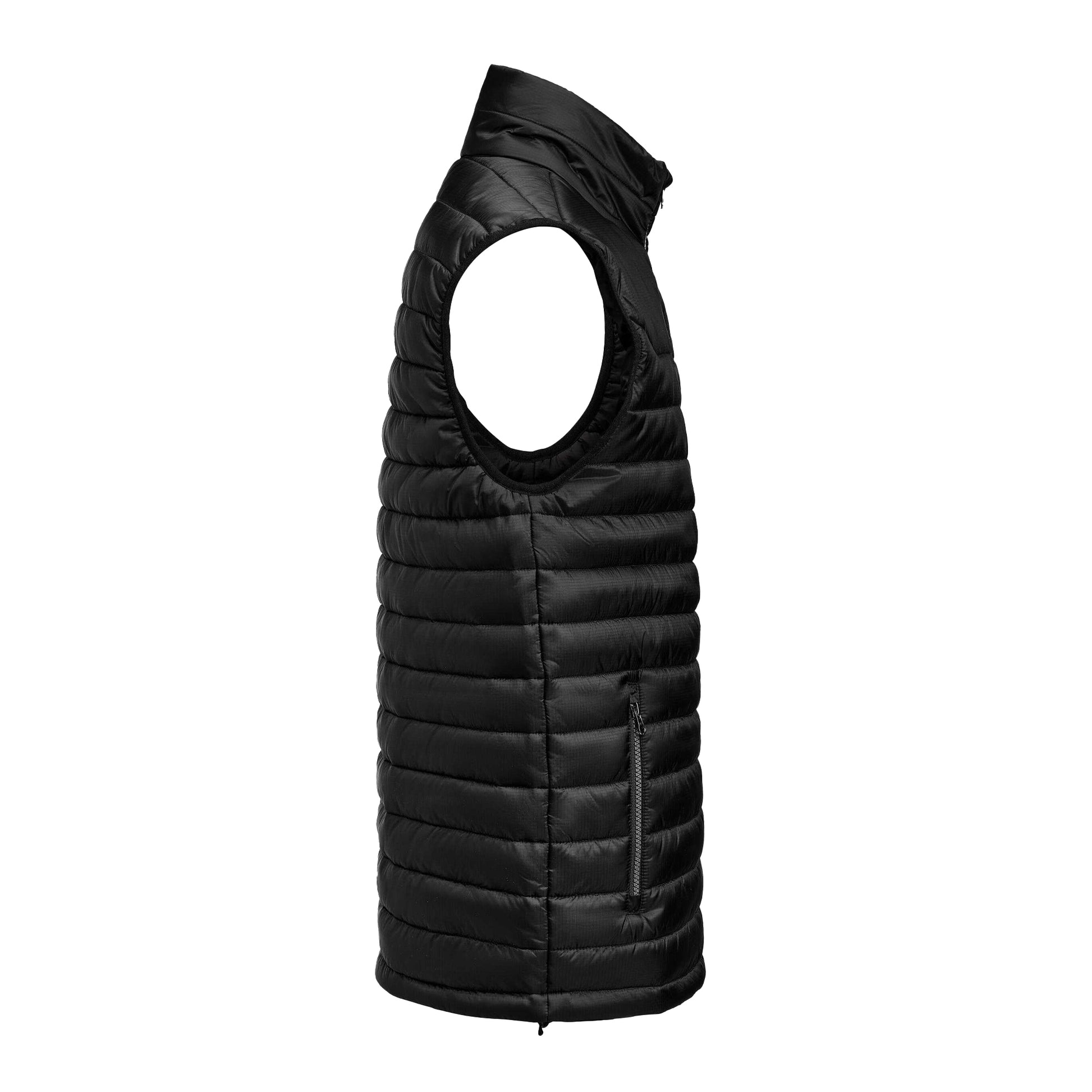 Black - Side - James Harvest Mens Meadows Gilet
