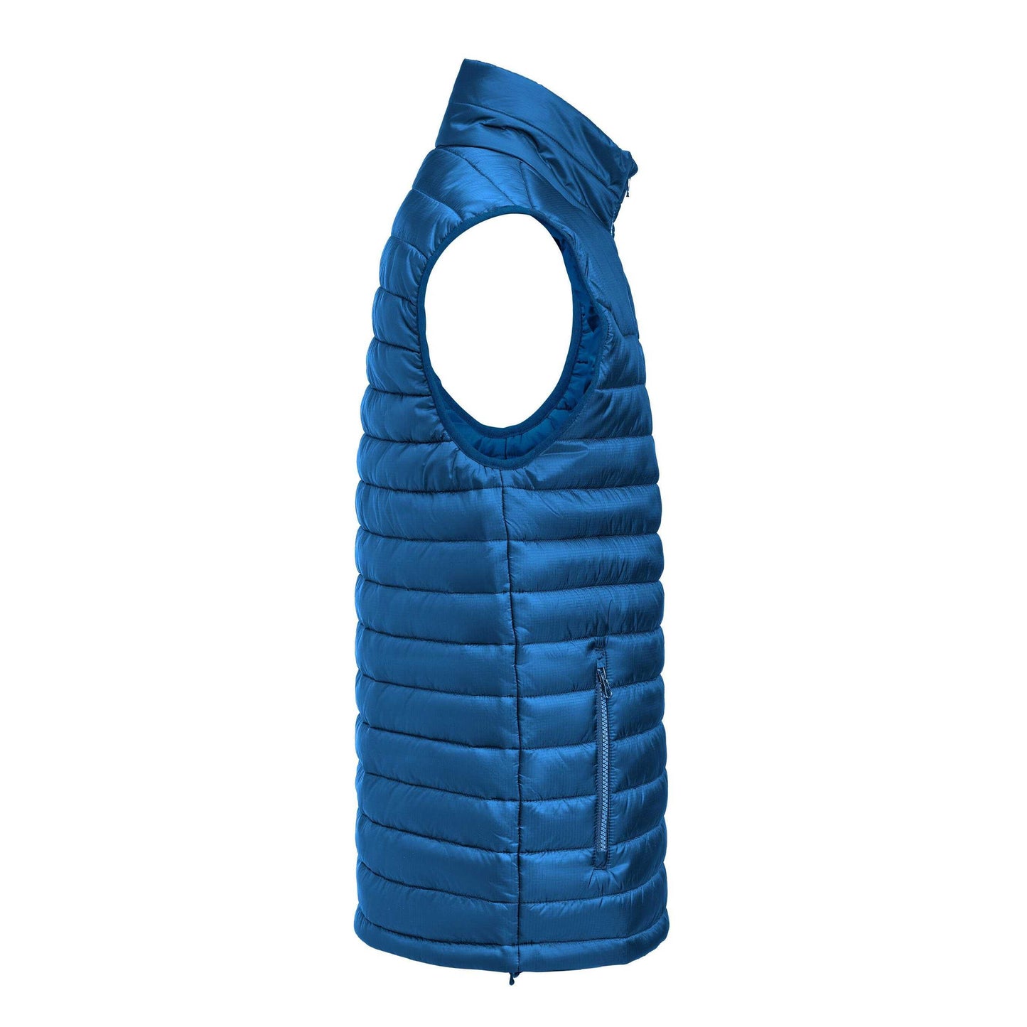 Blue - Back - James Harvest Mens Meadows Gilet