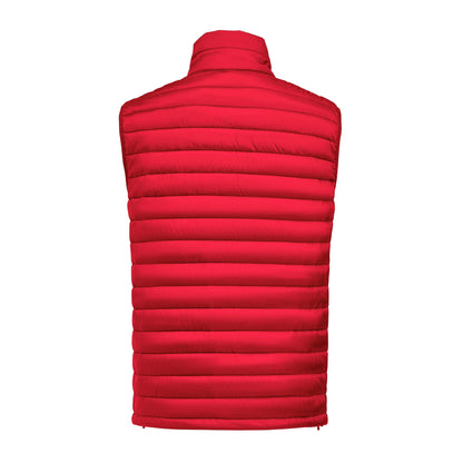 Red - Back - James Harvest Mens Meadows Gilet