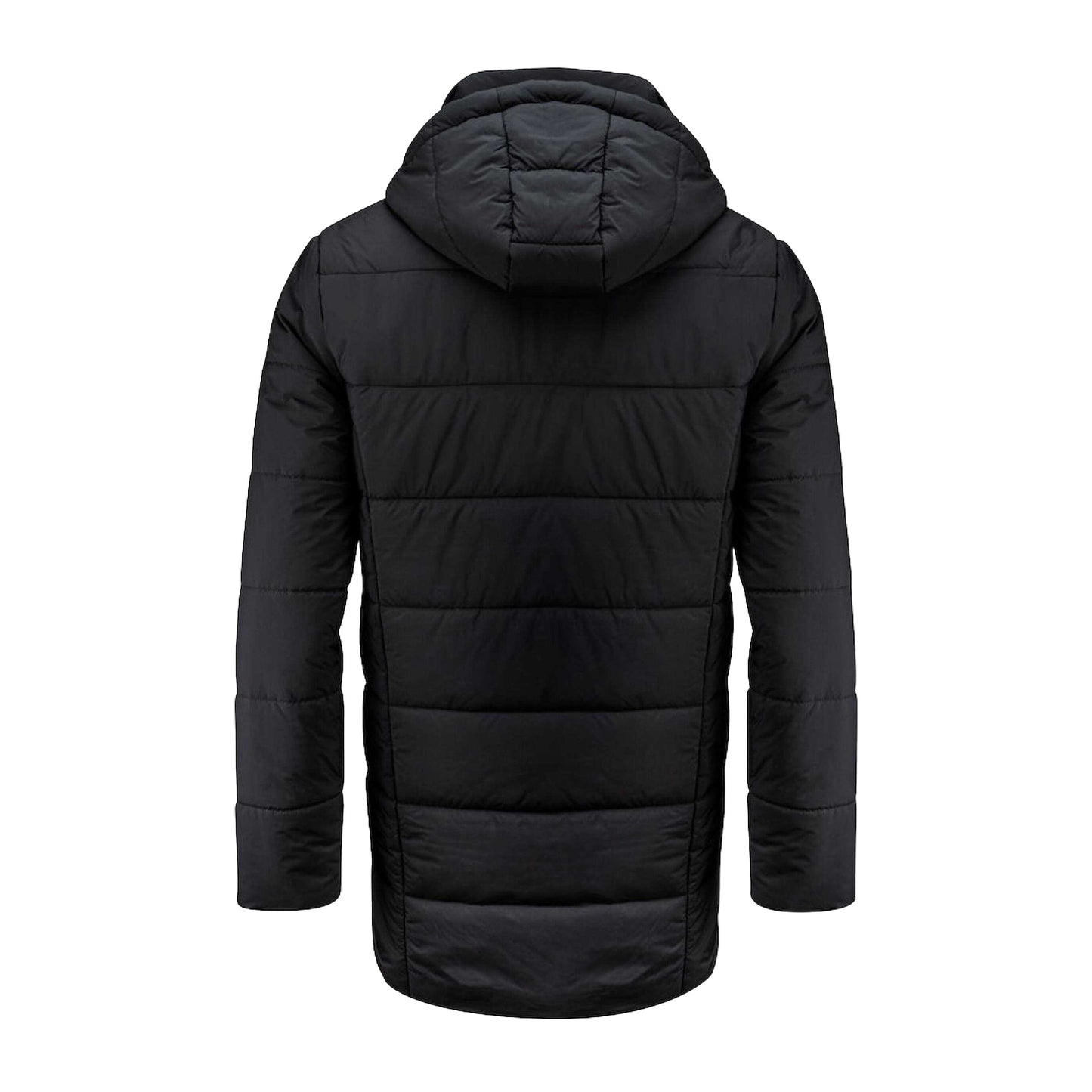 Black - Back - James Harvest Mens Nordmont Long Jacket