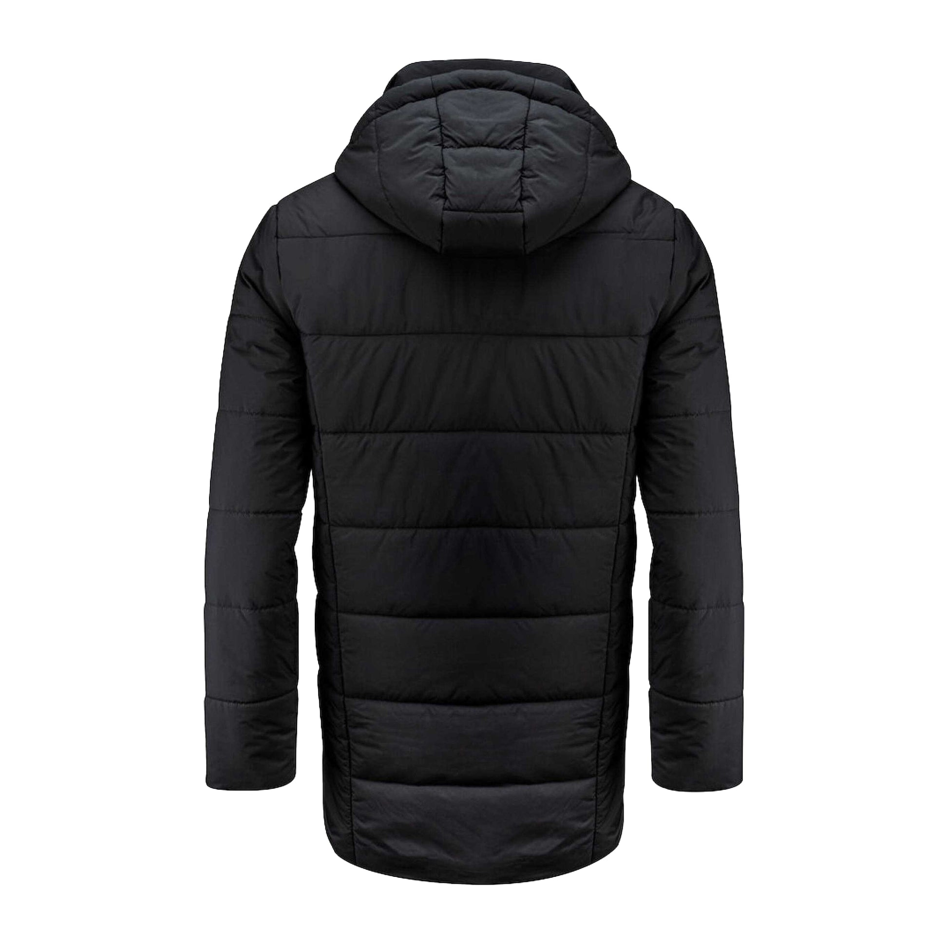Black - Back - James Harvest Mens Nordmont Long Jacket