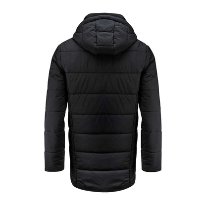 Black - Back - James Harvest Mens Nordmont Long Jacket